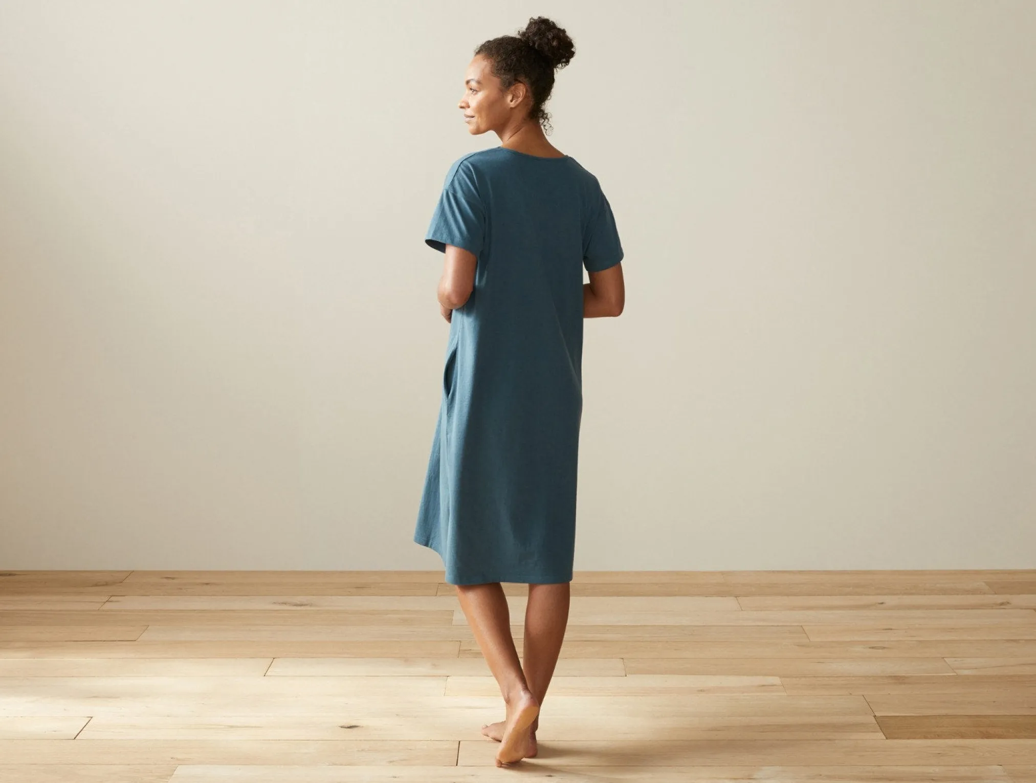 Coyuchi Women's Solstice Organic Lounge Dress<Women Women's Sleep